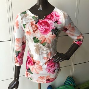 NWOT floral Top